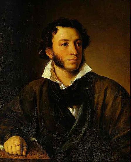 Vasily Tropinin Portrait of Alexander Pushkin, China oil painting art
